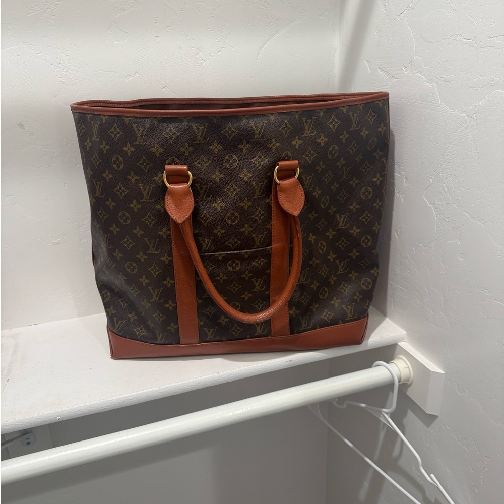 Louis Vuitton Brown Monogram Canvas Tote